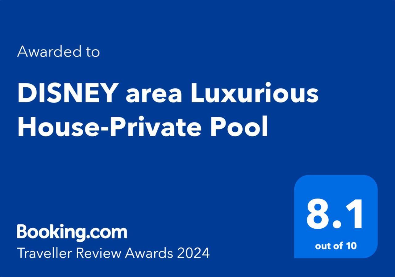 Disney Area Luxurious House-Private Pool Kissimmee Eksteriør billede